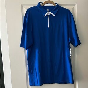 NWT KSwiss X Ironman Blue Polo Shirt XXL